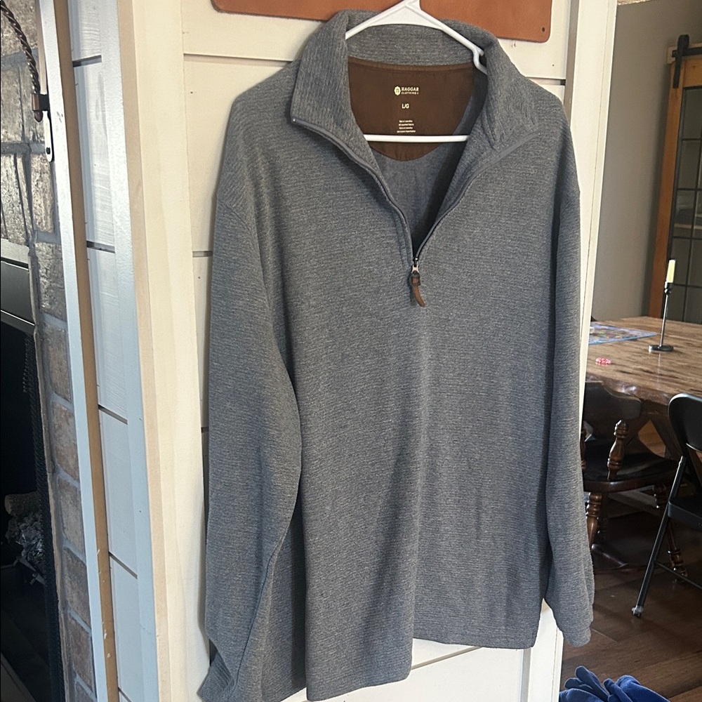 Haggar Men's Gray Sweater